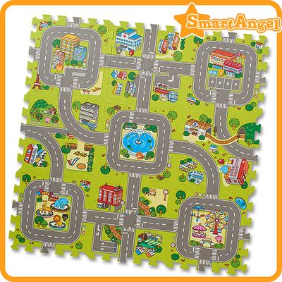 西松屋Smart Angel組合地墊（9片裝）(連接道路)