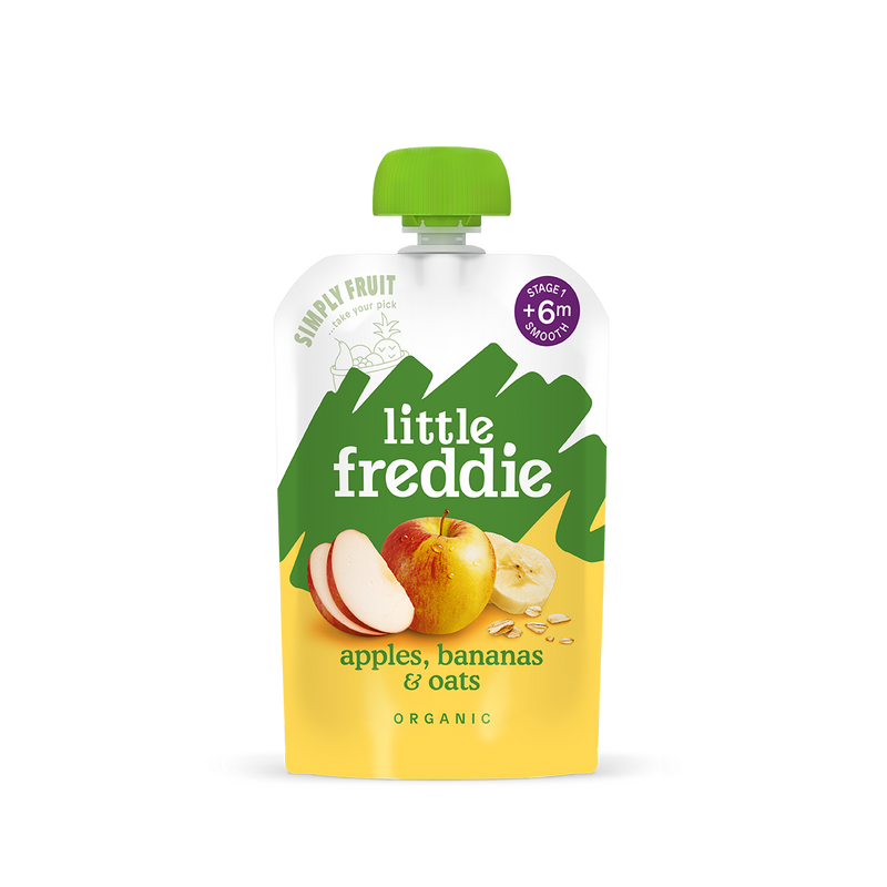 『Little Freddie』Organic Wholesome Apples, Bananas & Oats