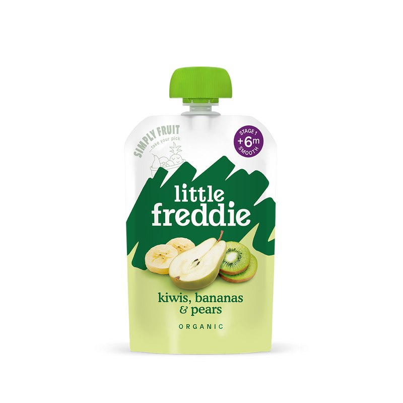 『Little Freddie』Organic Zesty Kiwis, Bananas & Pears