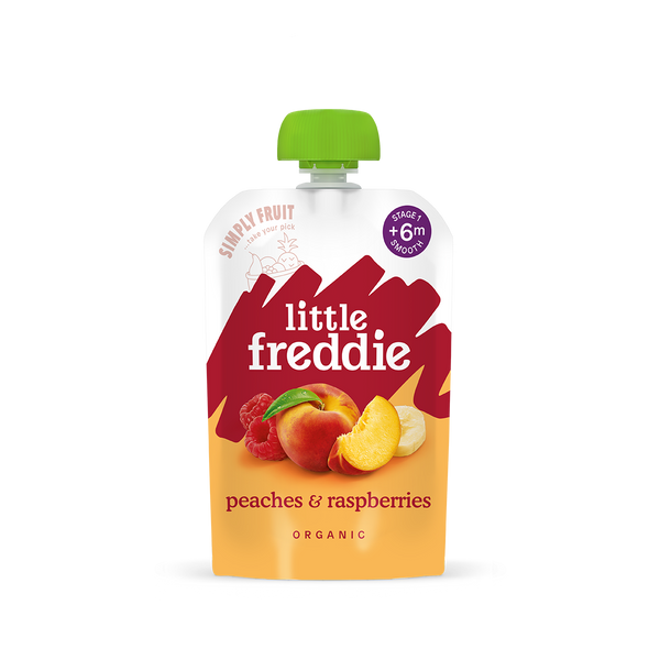 『Little Freddie』Organic Vibrant Peaches & Raspberries