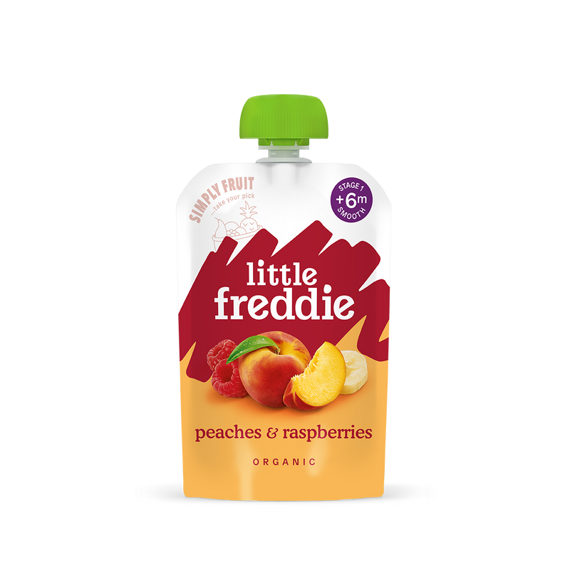 『Little Freddie』Organic Vibrant Peaches & Raspberries