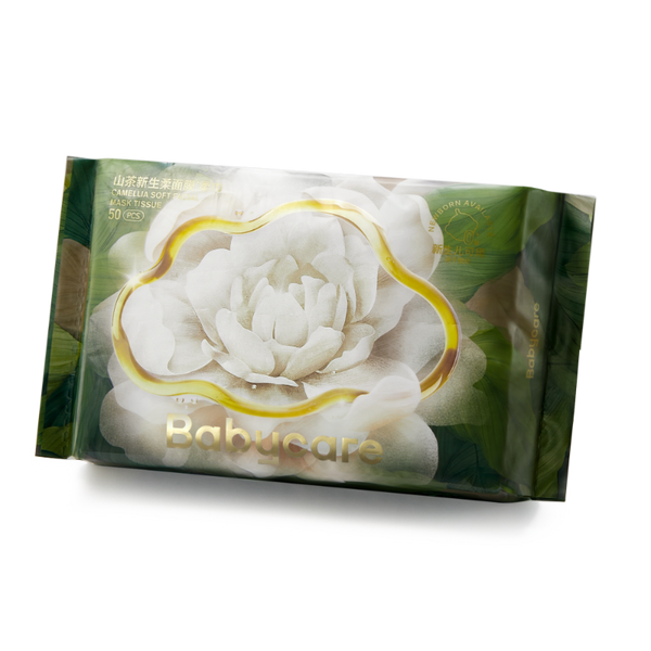 Babycare山茶新生柔面膜柔巾-200*150mm-50抽/包