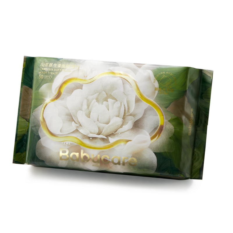 Babycare山茶新生柔面膜柔巾-200*150mm-50抽/包
