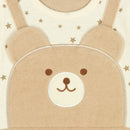 西松屋春季前開連體衣(咖啡色小熊)-６０ｃｍ