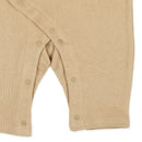 西松屋春季前開連體衣(咖啡色小熊)-６０ｃｍ