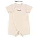 西松屋夏季短袖連身衣(素色/綠色)