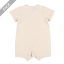 西松屋夏季短袖連身衣(素色/綠色)