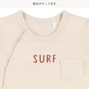 西松屋夏季短袖連身衣(素色/綠色)