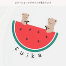 西松屋夏季短袖連身衣(香蕉/西瓜/青豆)