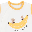 西松屋夏季短袖連身衣(香蕉/西瓜/青豆)