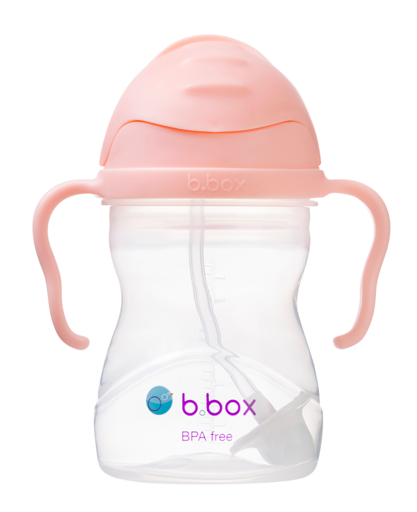 B.Box 防漏吸管學飲杯 240ml - 雪糕系列 (粉紅色)