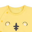 西松屋夏季短袖連身褲(黄/青/啡)