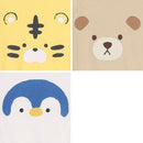 西松屋夏季短袖連身褲(黄/青/啡)