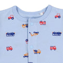 西松屋夏季短袖連身褲(工作車)６０ｃｍ