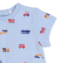 西松屋夏季短袖連身褲(工作車)６０ｃｍ