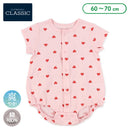 西松屋夏季短袖連身褲(愛心)６０ｃｍ