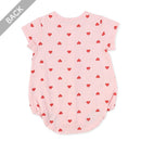 西松屋夏季短袖連身褲(愛心)６０ｃｍ