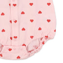 西松屋夏季短袖連身褲(愛心)６０ｃｍ