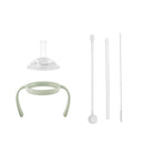 『MOYUUM』寬口奶瓶防漏學習吸管套裝(綠色)**