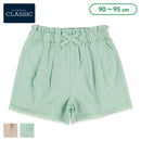 西松屋夏季棉麻蕾絲短褲