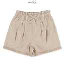 西松屋夏季棉麻蕾絲短褲