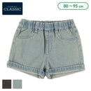 西松屋夏季牛仔布短褲(黒/藍)