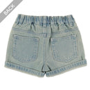 西松屋夏季牛仔布短褲(黒/藍)