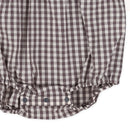 西松屋夏季短袖露腿連身褲(格仔)