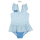 西松屋夏季荷葉邊連身女子泳衣(印花)