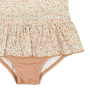 西松屋夏季荷葉邊連身女子泳衣(印花)