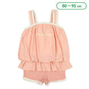 西松屋夏季女子連身泳衣(粉紅)