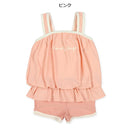 西松屋夏季女子連身泳衣(粉紅)