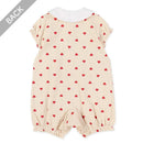 西松屋夏季短袖連褲(愛心)