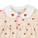 西松屋夏季短袖連褲(愛心)