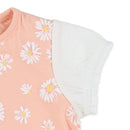 西松屋夏季短袖連褲(雛菊)