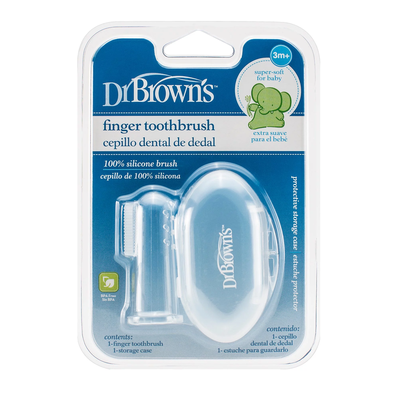 『Dr Brown's』嬰兒安全指套牙刷 (連收納盒)