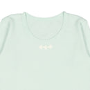 西松屋兒童長袖內衣3件 (綠色/花)