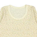 西松屋兒童長袖內衣3件 (綠色/花)