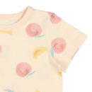 西松屋夏季針織束腹睡衣套裝(桃子)