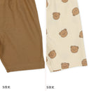 西松屋夏季短袖睡衣套裝2件(小熊)