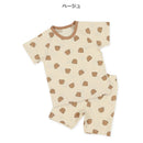 西松屋夏季短袖睡衣套裝2件(小熊)