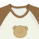 西松屋夏季短袖睡衣套裝2件(小熊)