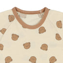 西松屋夏季短袖睡衣套裝2件(小熊)