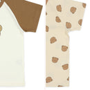 西松屋夏季短袖睡衣套裝2件(小熊)