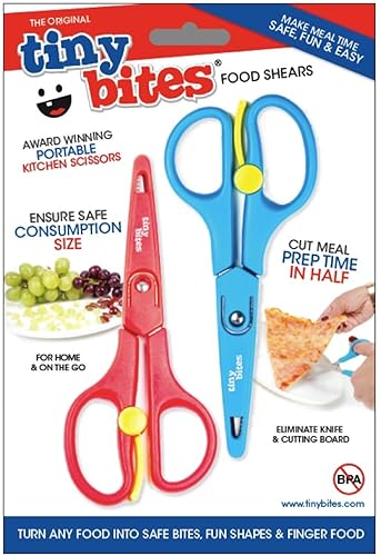 Tiny Bites 不銹鋼食物剪（2把裝)