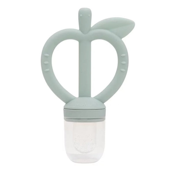 MOYUUM - 白金矽膠蘋果型手環式嬰兒牙膠及嘴嚼訓練器  (綠色)
