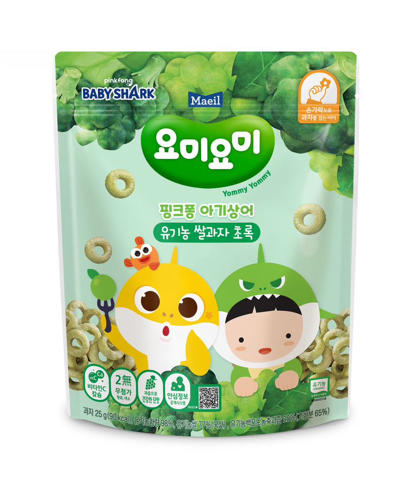 『Maeil』Organic Rice Snack - Grape & Broccoli 25g