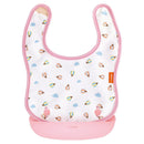 Combi 日本製防油污可拆可捲摺式圍兜 (粉紅色熱氣球款)