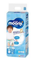 『MOONYMAN』超透氣學行褲加大碼38片(男仔）(原裝行貨)