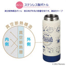 Richell Snoopy 兩用不鏽鋼真空保溫杯225ml(藍色)18m+